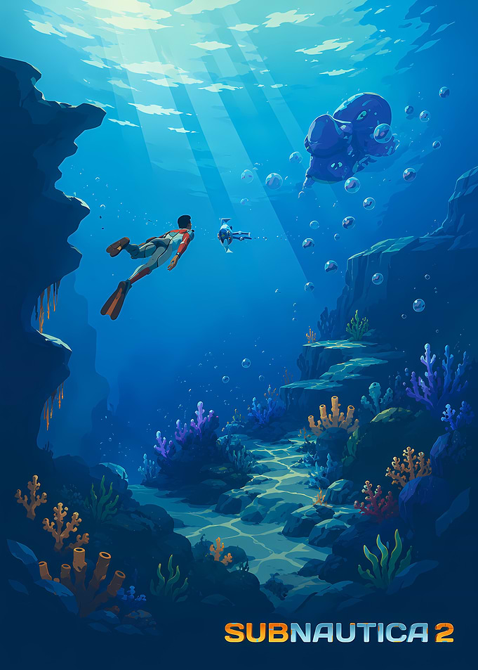Subnautica 2 Underwater Exploration Poster