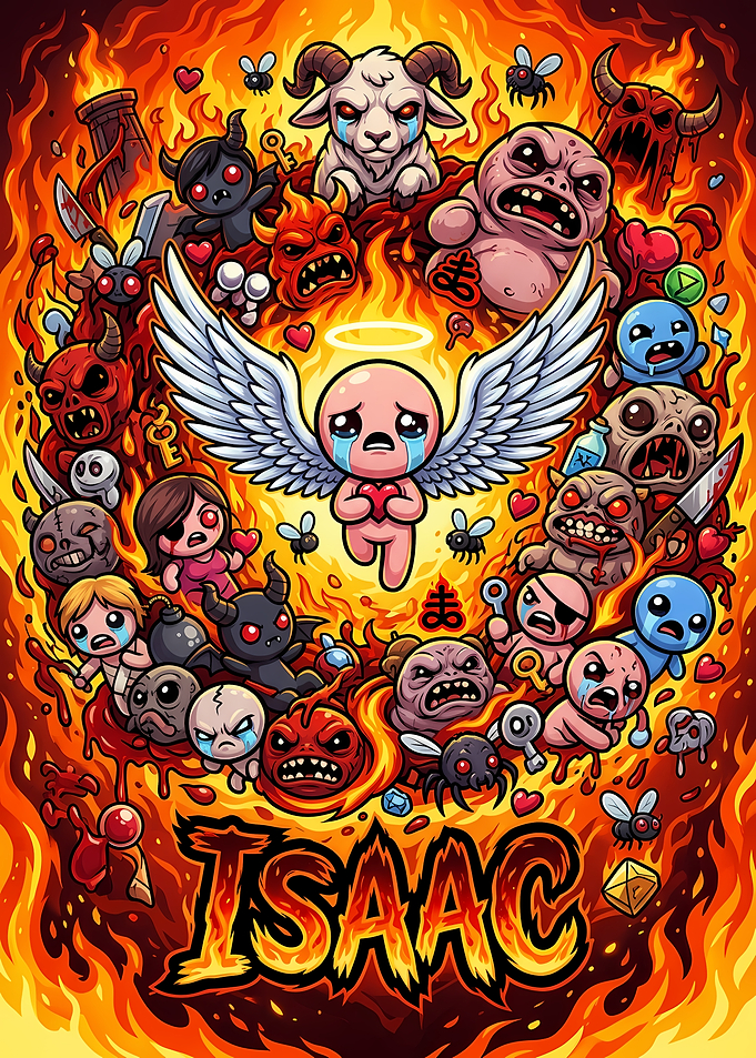 The Binding of Isaac Inferno Poster