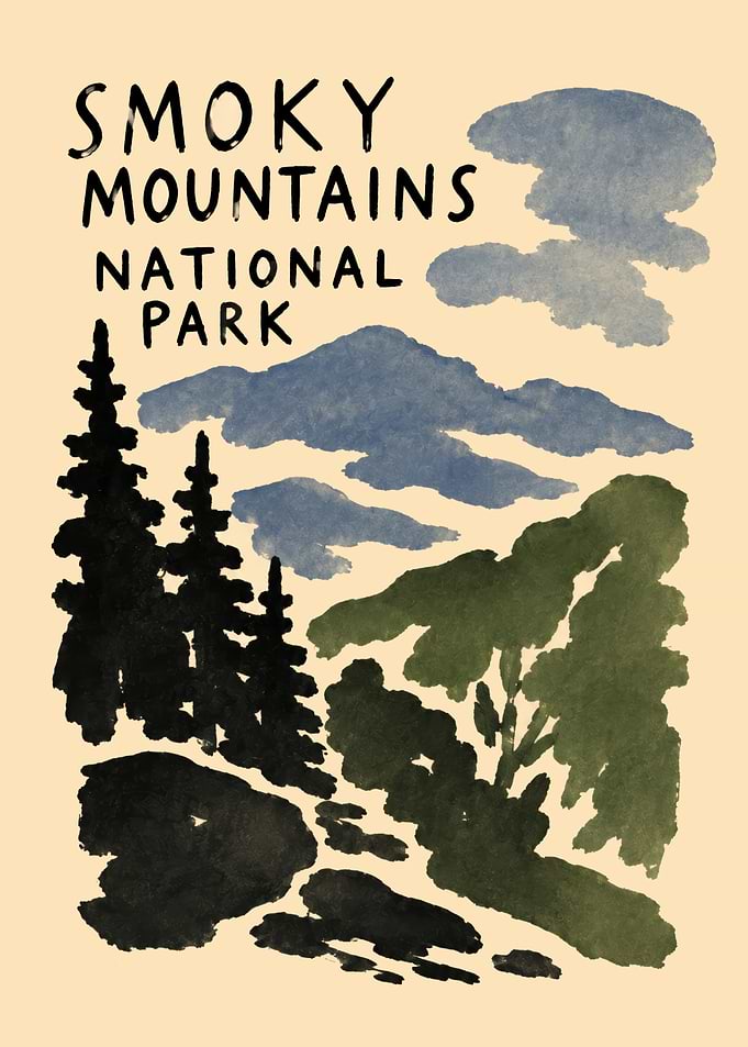 Smoky Mountains National Park Poster