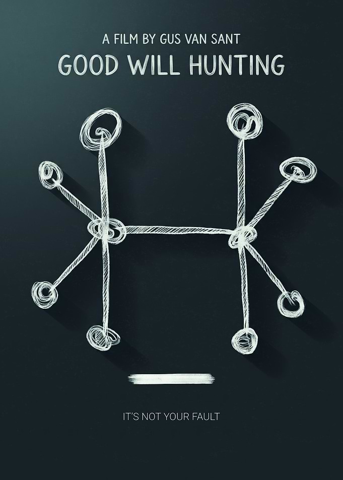 Good Will Hunting Minimalist Movie Poster