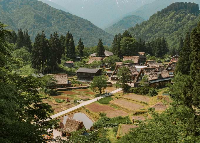 Shirakawa-go Village in Summer