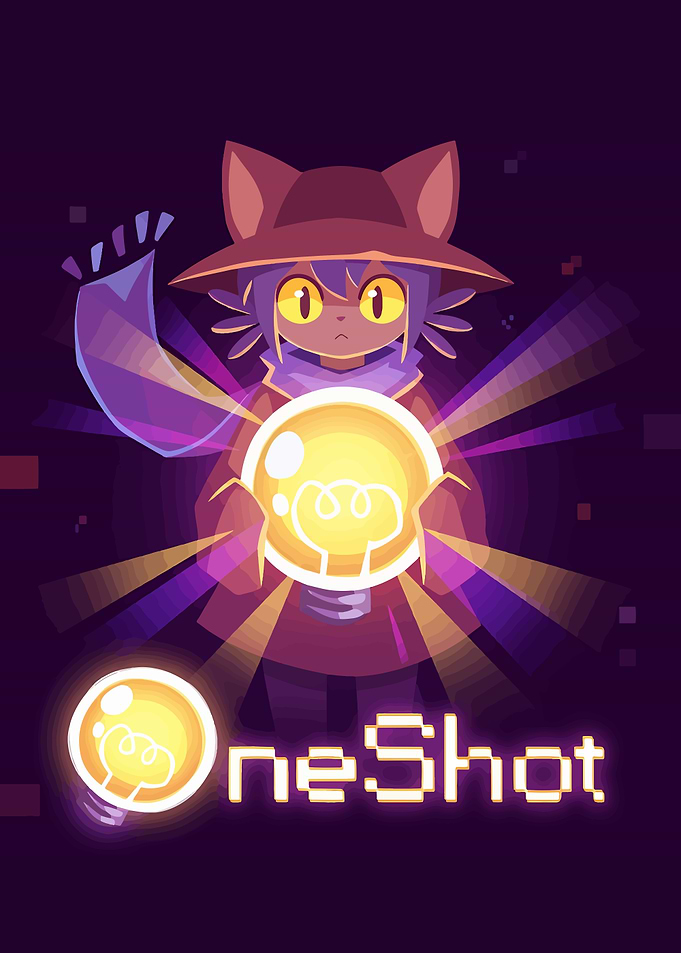 OneShot Niko Holding Lightbulb Poster