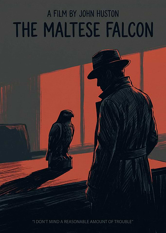 The Maltese Falcon Movie Poster