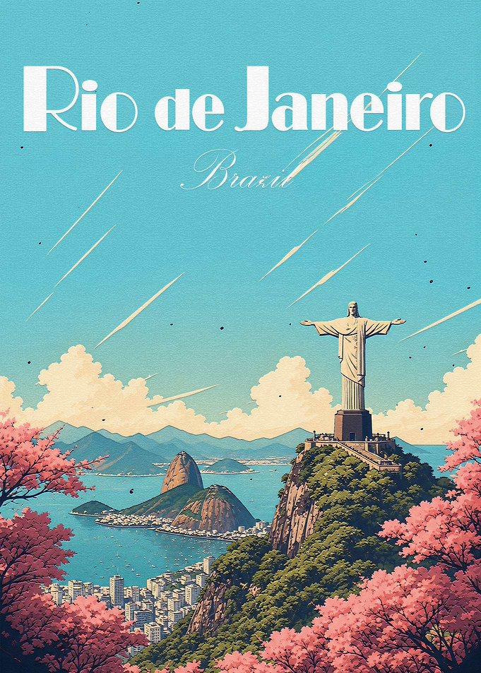 Rio de Janeiro Travel Poster
