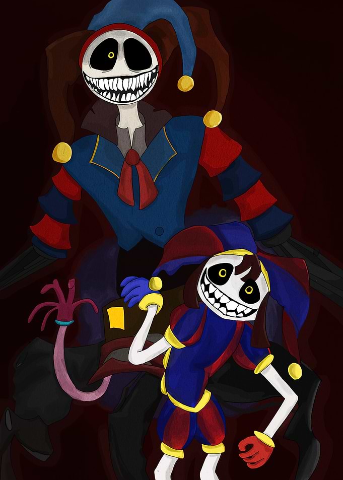 Jevil and Marx Jester Duo