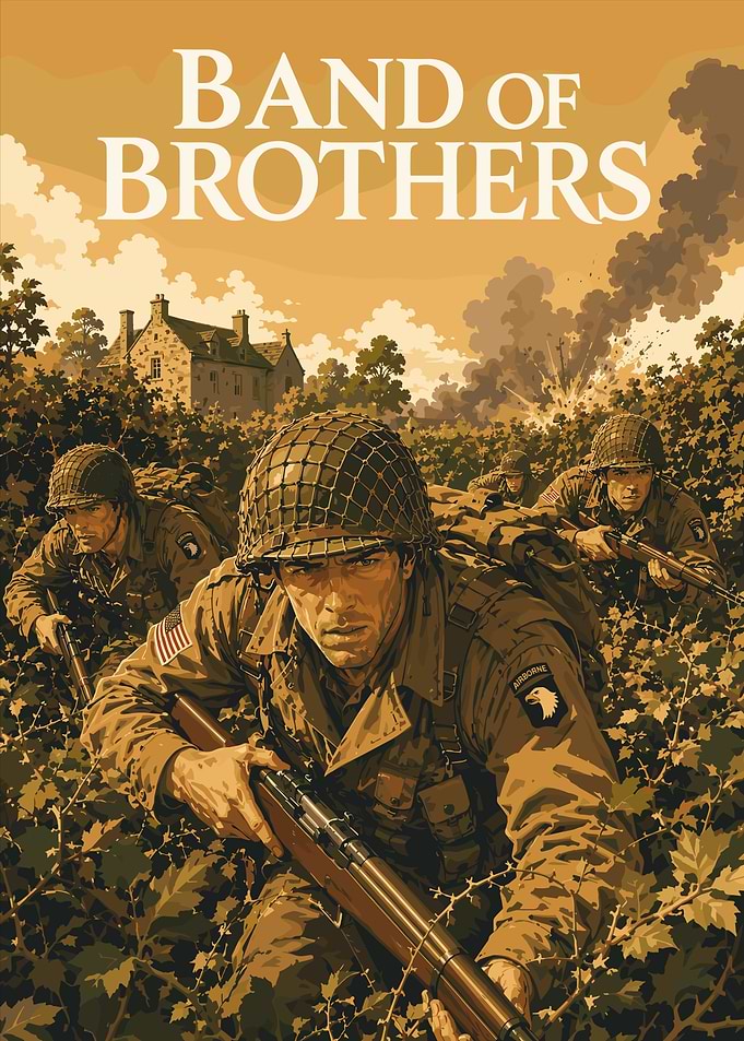 Band of Brothers WWII Poster