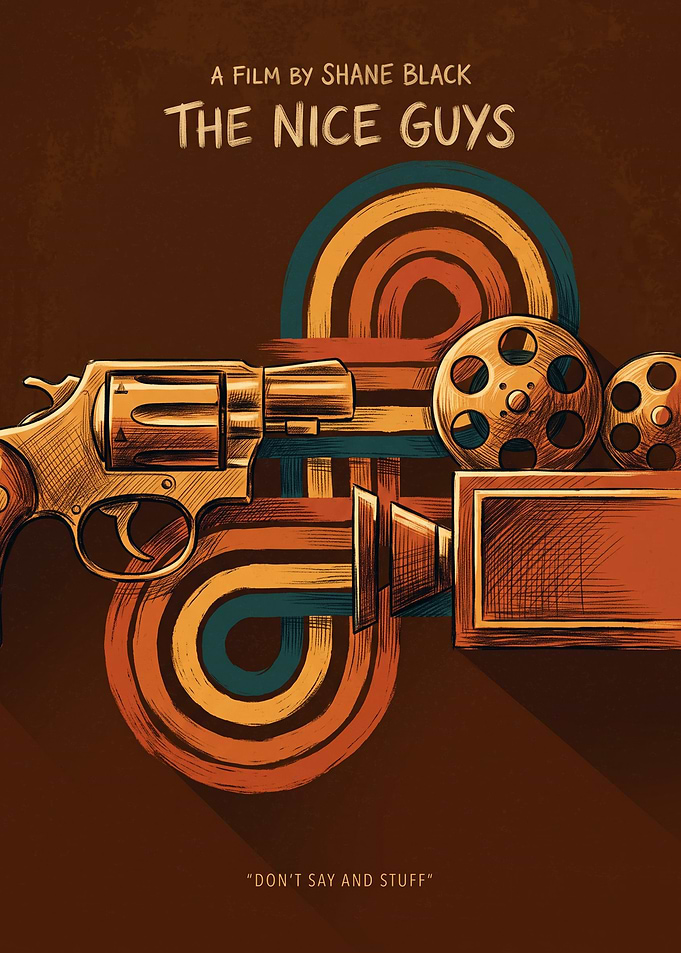 The Nice Guys Movie Poster Art