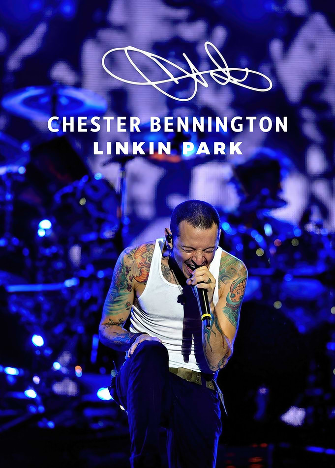 Chester Bennington Linkin Park Tribute Poster