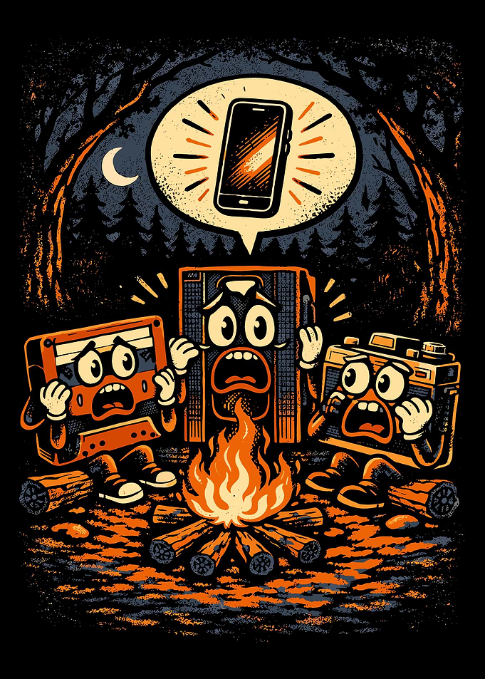 Retro Gadgets Telling Ghost Stories