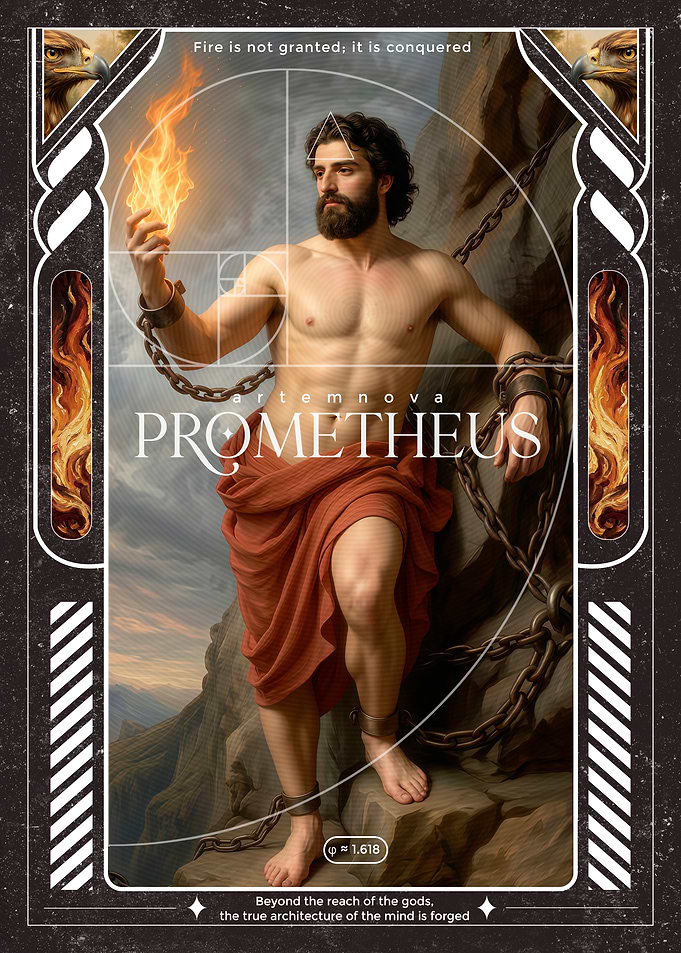 Prometheus Mythological Art Poster