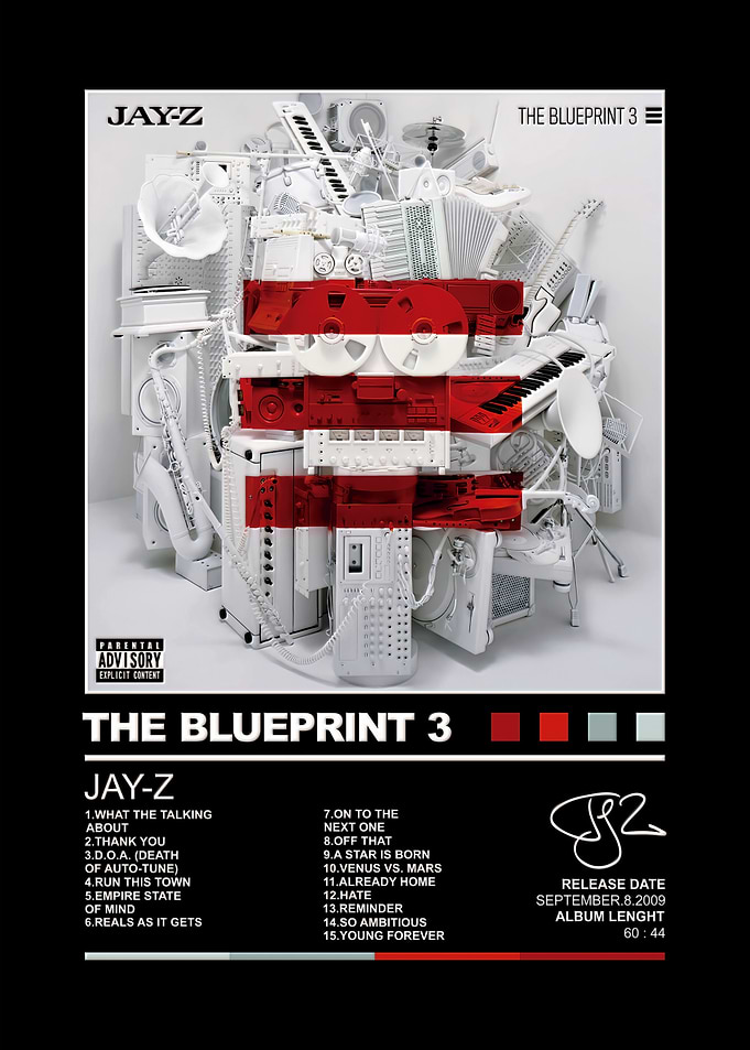 Jay-Z The Blueprint 3 Album Poster