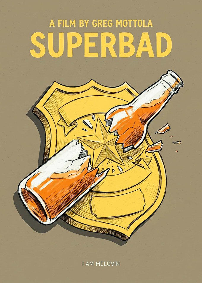 Superbad Movie Poster Art