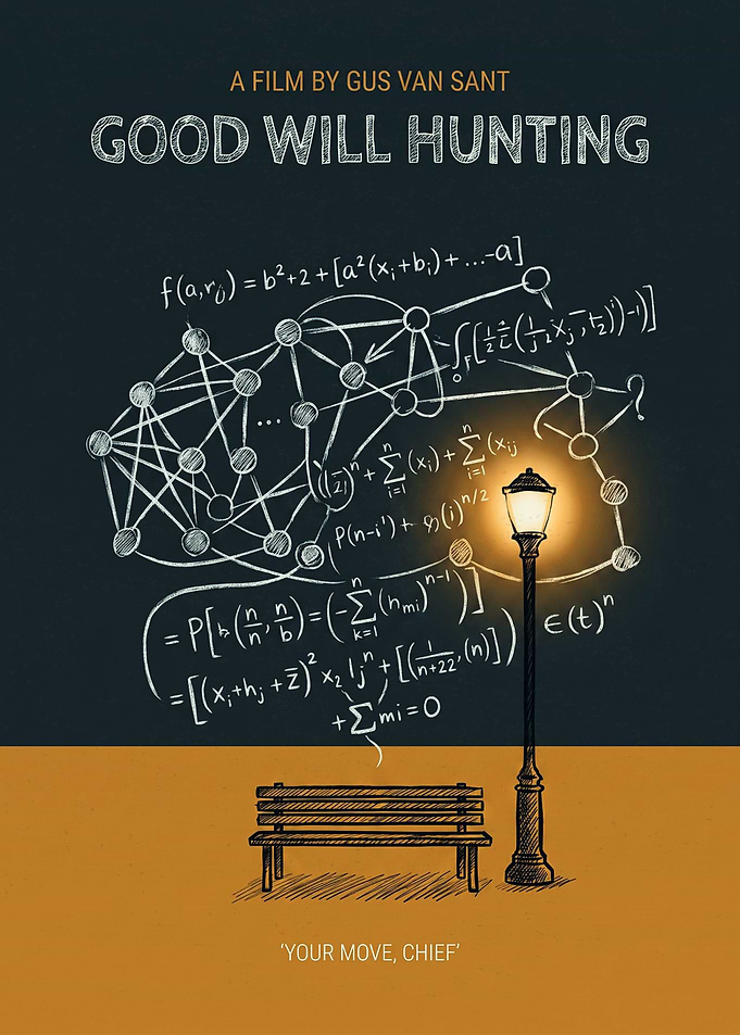 Good Will Hunting Minimalist Movie Poster