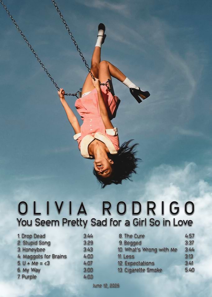Olivia Rodrigo Fan Made Album Poster