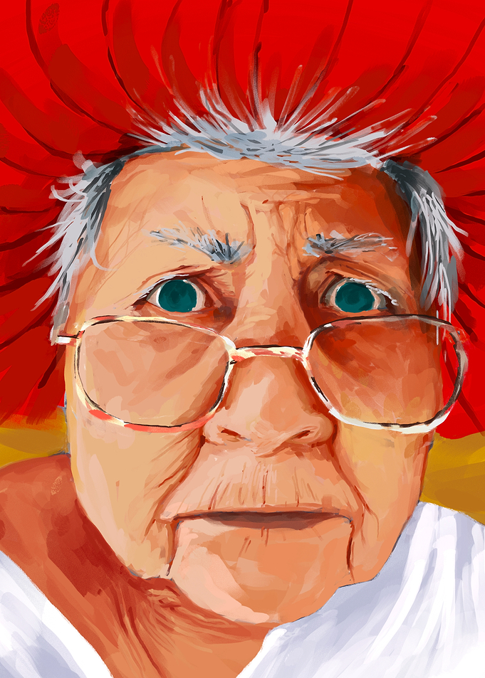 What you looking at granny?
