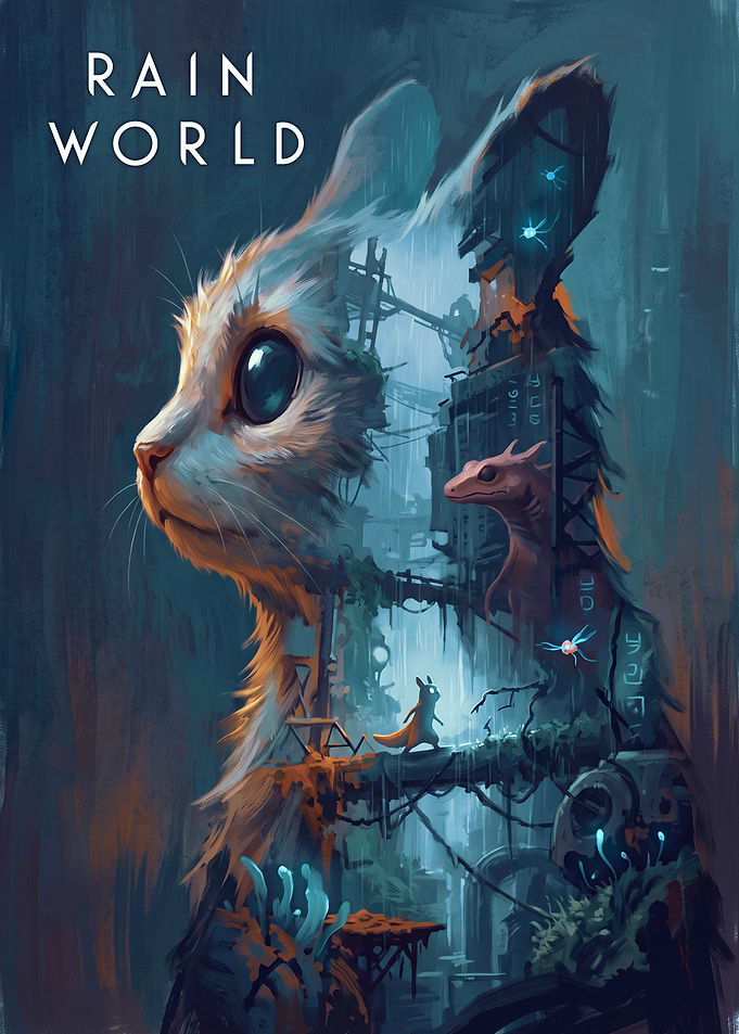 Rain World Game Poster
