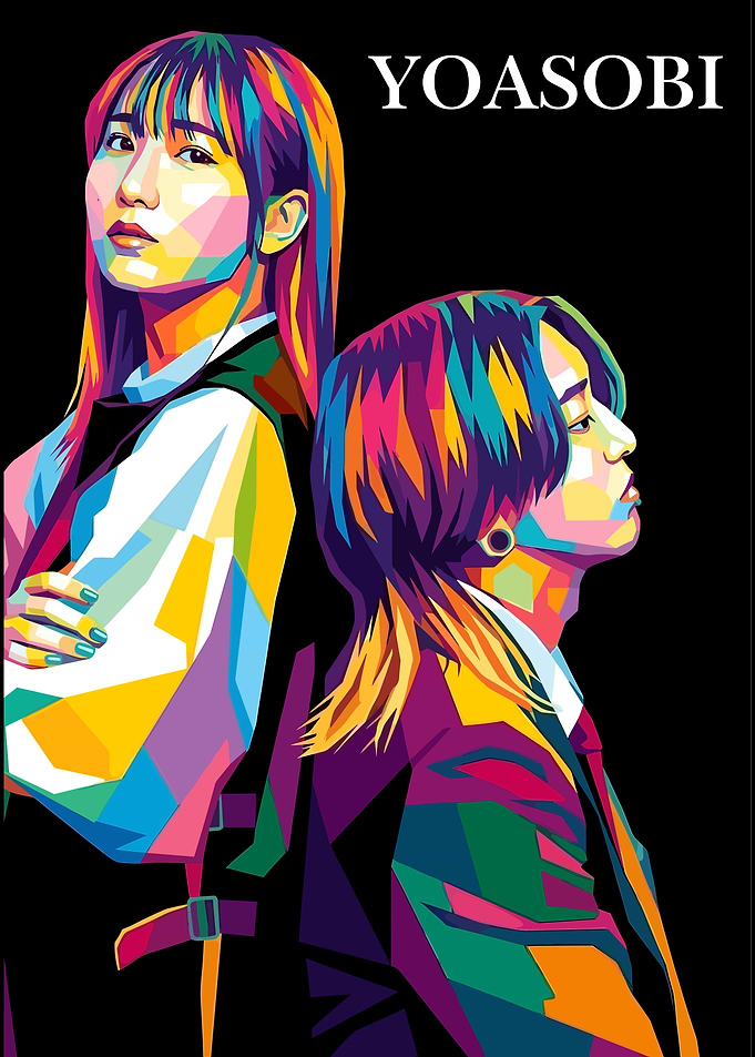 YOASOBI Pop Art Portrait