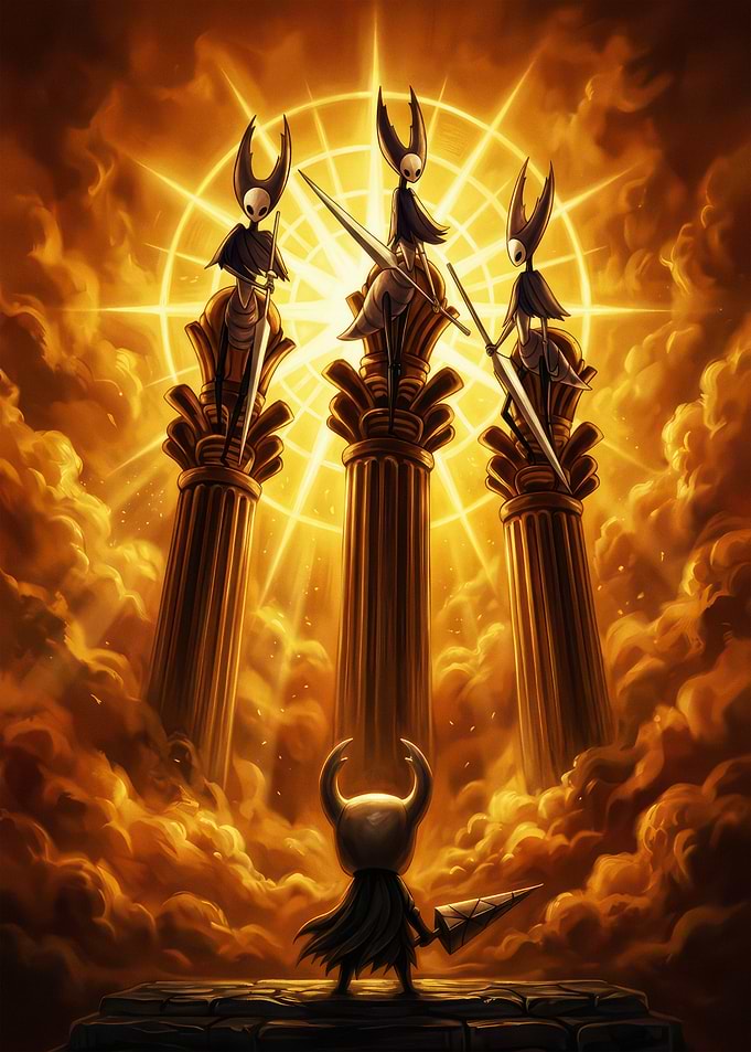 Hollow Knight Facing the Mantis Lords