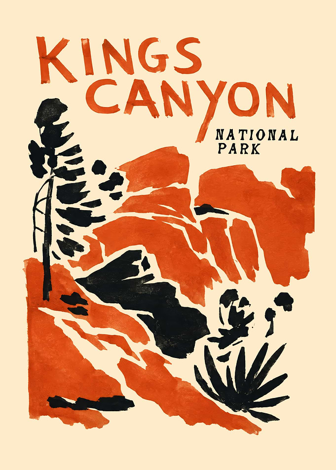 Kings Canyon National Park Poster