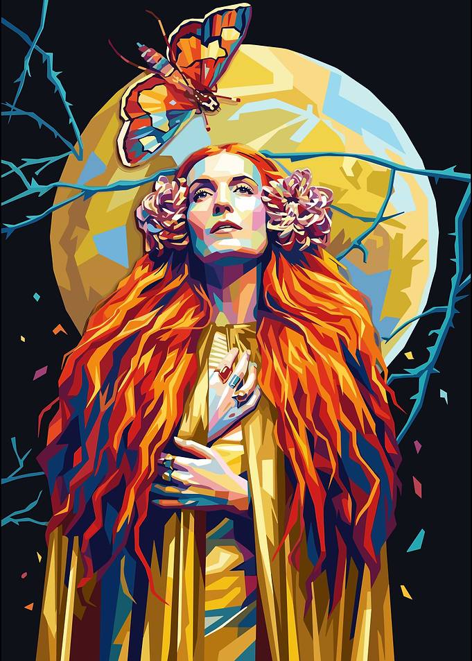 Florence Welch Pop Art Portrait