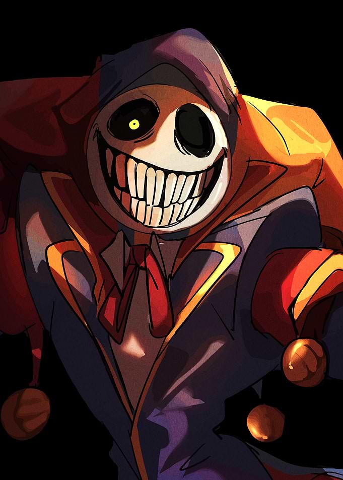 Jevil from Deltarune digital art