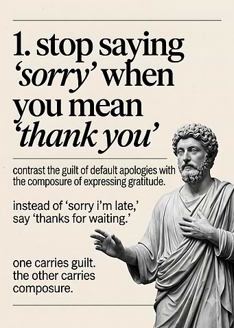 Stoic Advice on Gratitude Poster