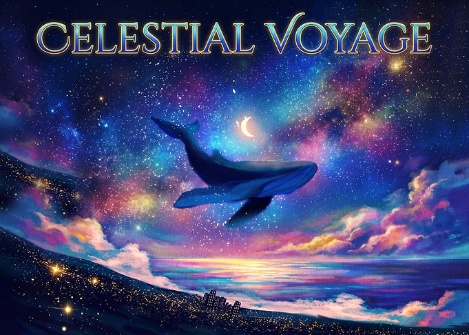Celestial Voyage Whale in Space
