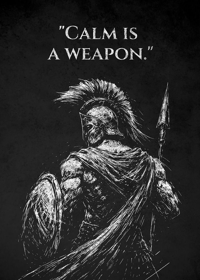 Spartan Warrior Calm Is A Weapon