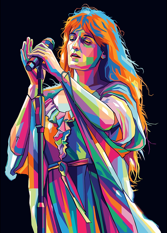 Florence Welch Pop Art Portrait