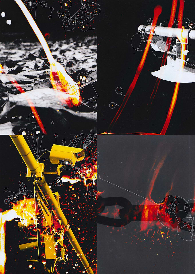 Abstract Digital Collage of Surveillance
