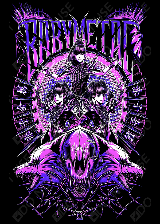 Babymetal Band Graphic Art