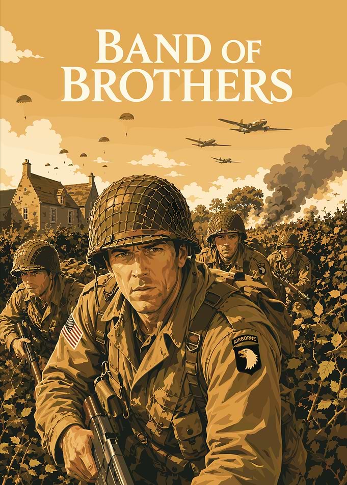 Band of Brothers WWII Poster