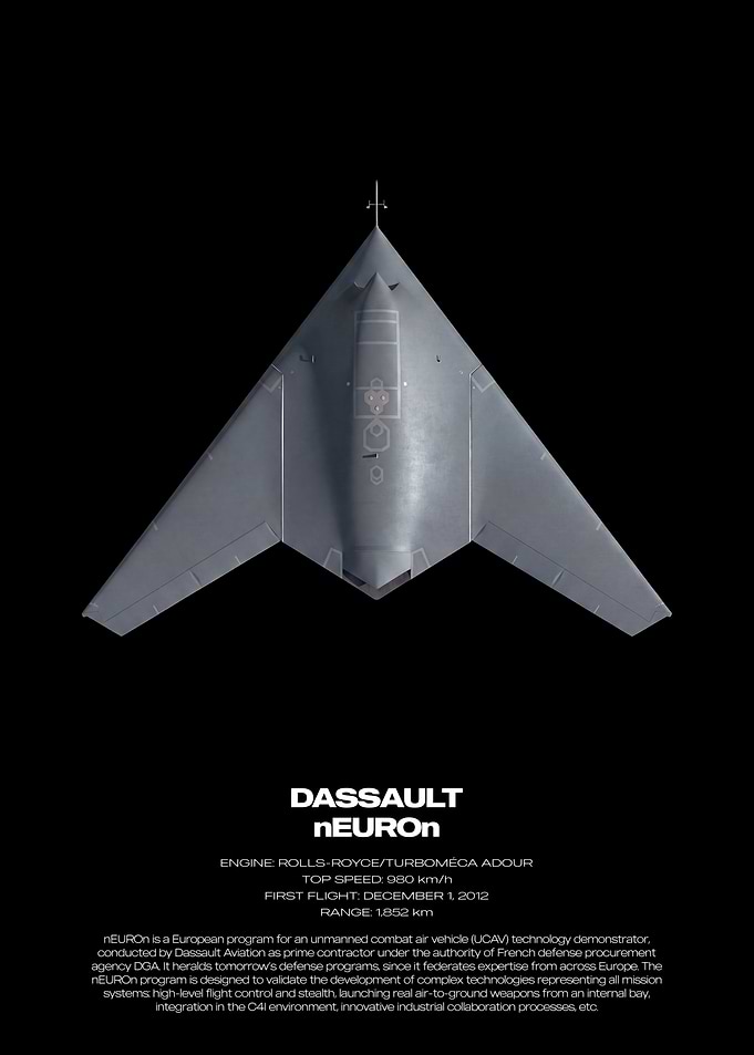 Dassault nEUROn UCAV Technical Poster