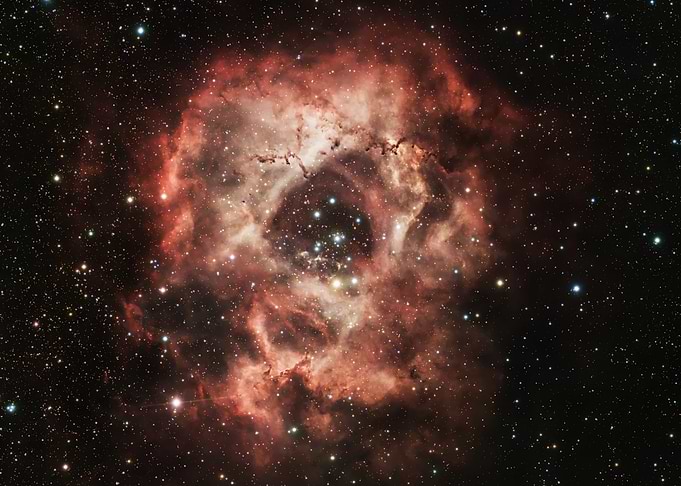 The Rosette Nebula - Deep Space View