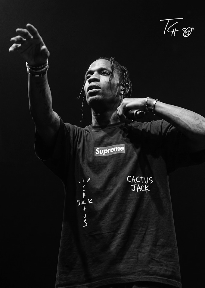 Travis Scott Performing on Stage