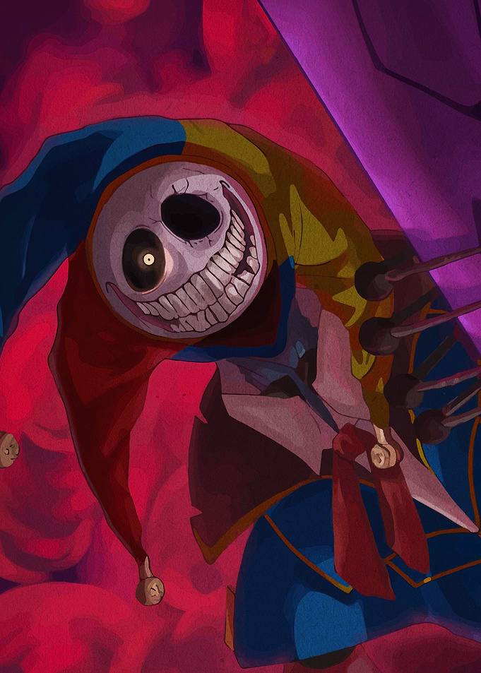 Jevil from Deltarune Digital Art