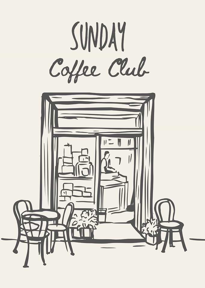 Sunday Coffee Club Cafe Sketch