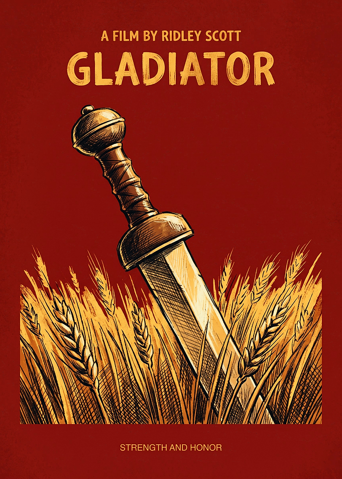 Gladiator Movie Minimalist Poster