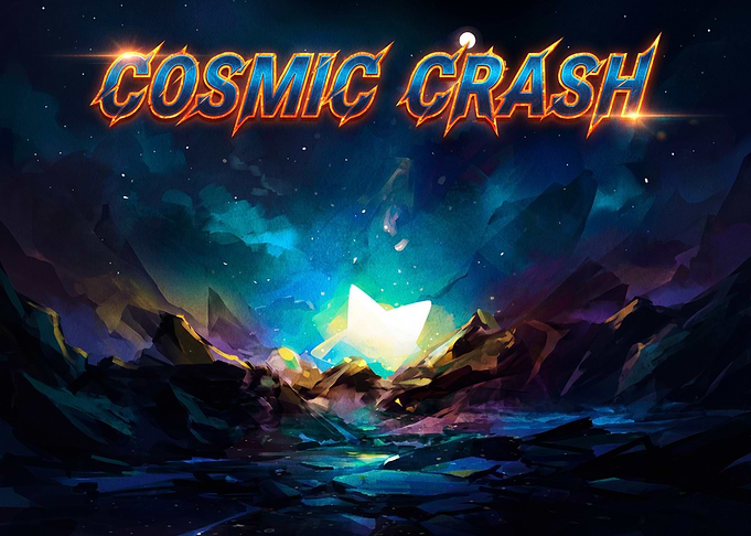 Cosmic Crash Space Art