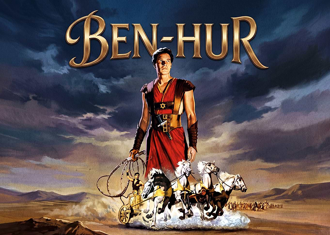 Ben-Hur Chariot Race Movie Poster