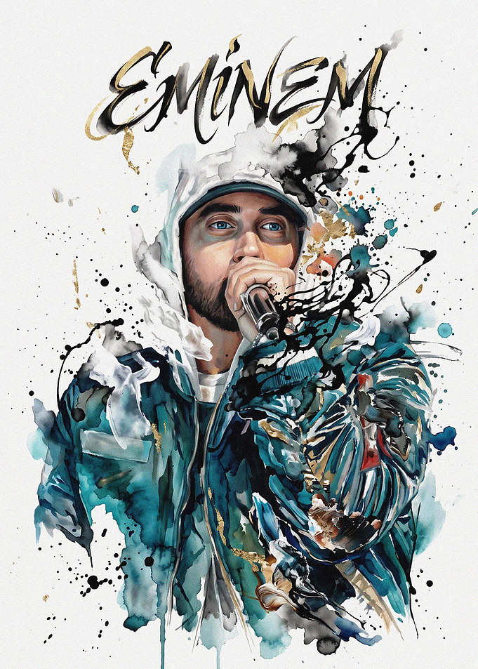 Eminem Portrait Art