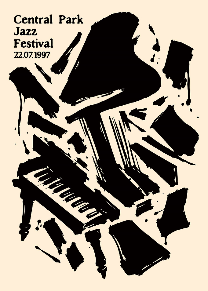 Central Park Jazz Festival Poster