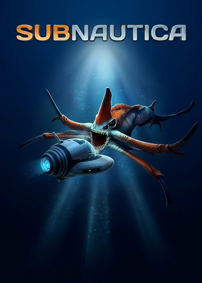 Subnautica Reaper Leviathan and Seamoth