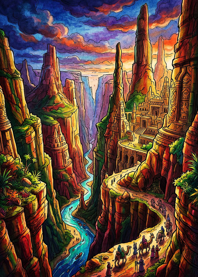 Fantasy Canyon Caravan Journey