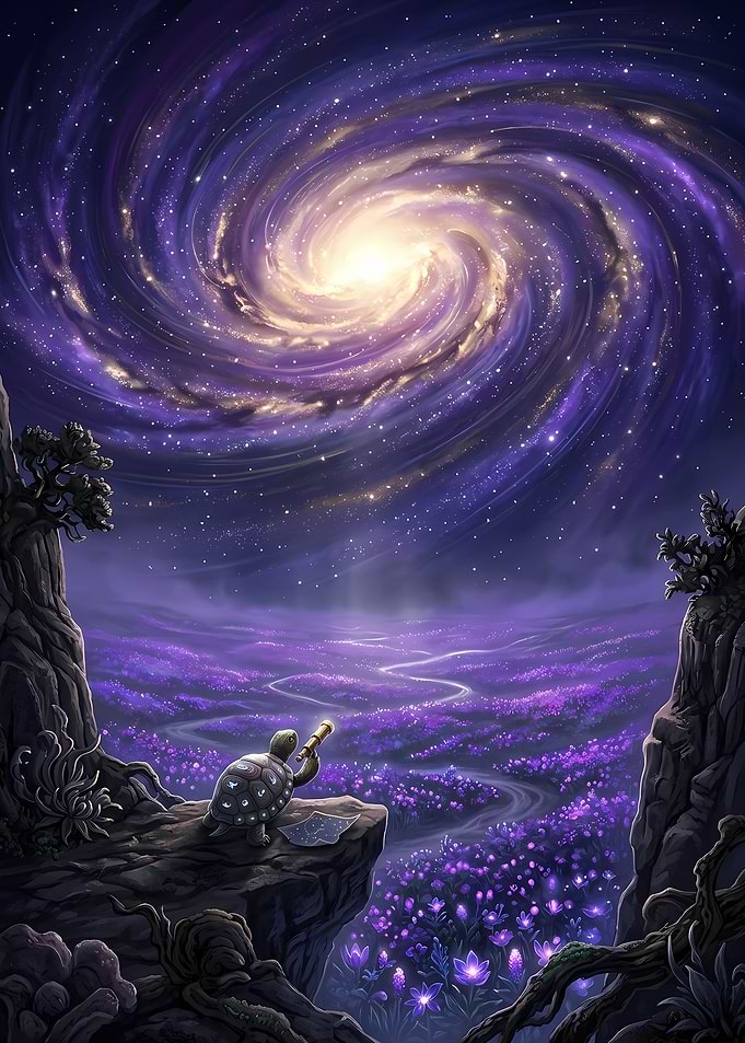 Turtle Stargazing in a Cosmic Landscape