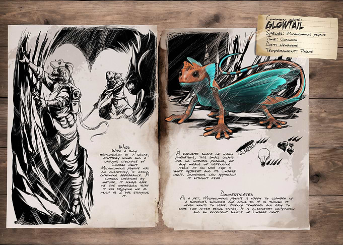 ARK Survival Evolved Glowtail Dossier