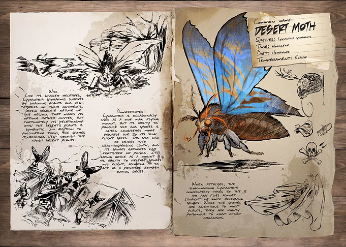 ARK Survival Evolved Desert Moth Dossier
