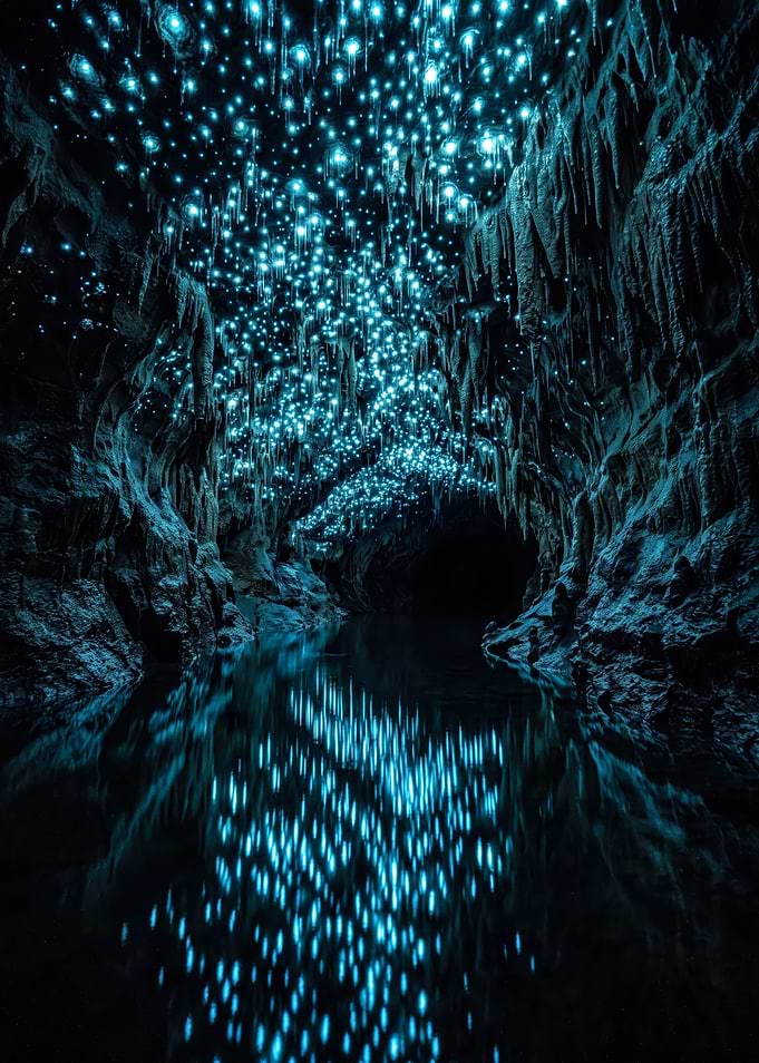 Bioluminescent Glow Worm Cave