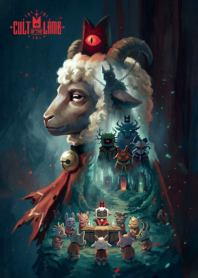 Cult of the Lamb Game Poster