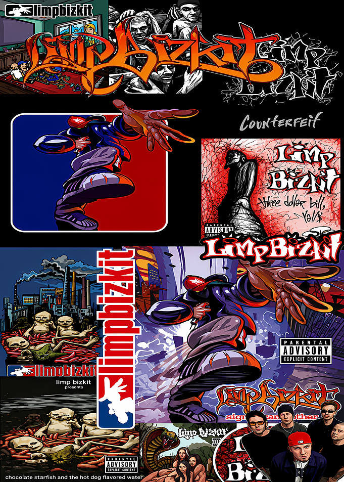 Limp Bizkit Band Collage Poster